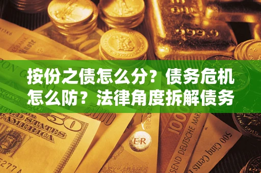 武汉按份之债怎么分？债务危机怎么防？法律角度拆解债务分配与风险自保指南