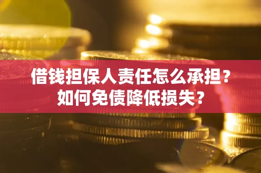 武汉借钱担保人责任怎么承担？如何免债降低损失？