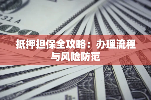 武汉抵押担保全攻略：办理流程与风险防范