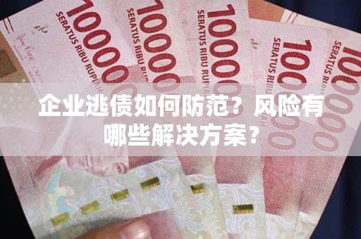 武汉企业逃债如何防范？风险有哪些解决方案？