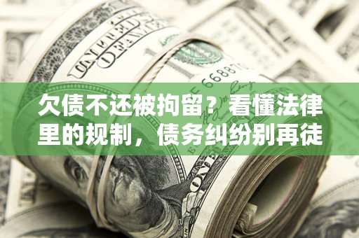 武汉欠债不还被拘留？看懂法律里的规制，债务纠纷别再徒劳奔波