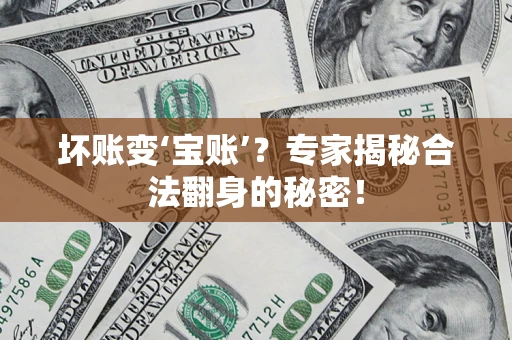 武汉坏账变‘宝账’？专家揭秘合法翻身的秘密！