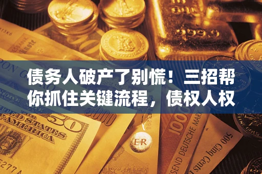 武汉债务人破产了别慌！三招帮你抓住关键流程，债权人权益不再缩水
