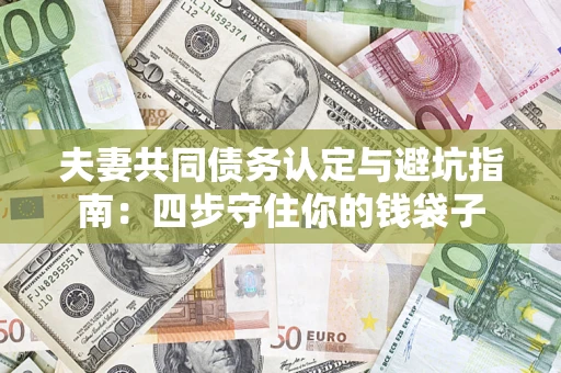 武汉夫妻共同债务认定与避坑指南：四步守住你的钱袋子