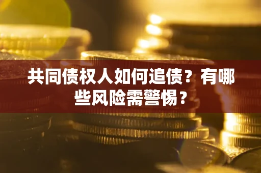 武汉共同债权人如何追债？有哪些风险需警惕？