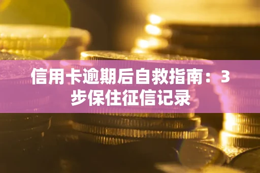 武汉信用卡逾期后自救指南：3步保住征信记录