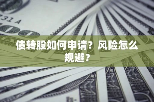 武汉债转股如何申请？风险怎么规避？